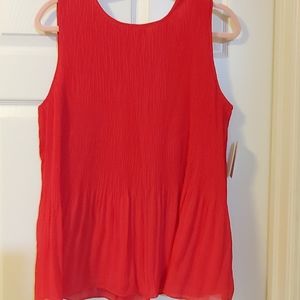 Time & Tru pleated tank
